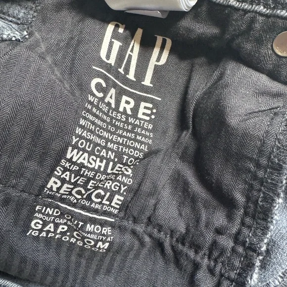 GAP Women's Skinny Jeans in Charcoal Gray - Picture 6 of 7